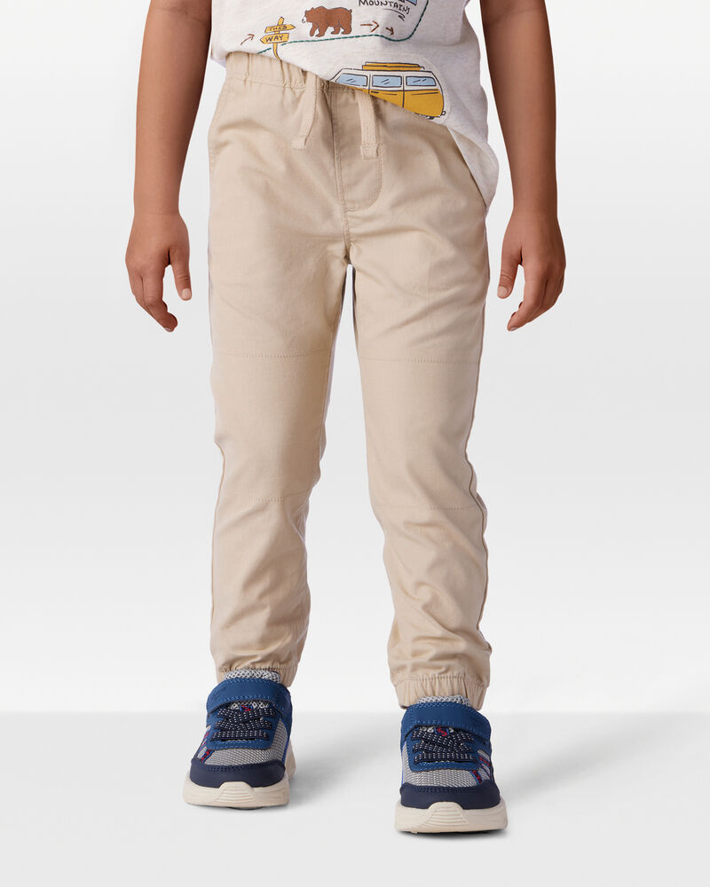 Tout-petit gar&ccedil;on - Pantalon mode &agrave; enfiler en coton - Kaki, image 3 sur 5 diapositives