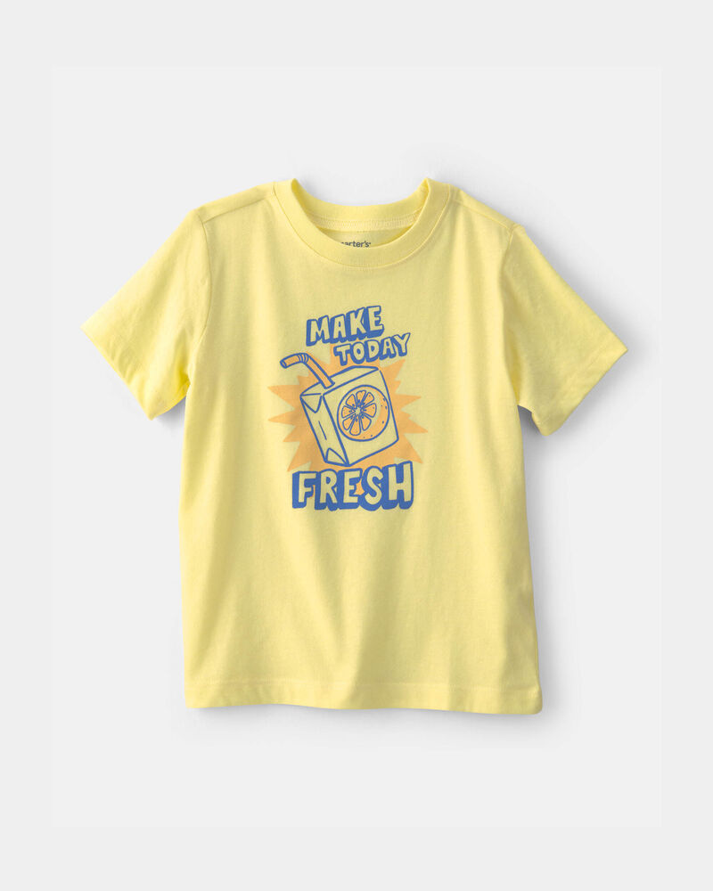 Toddler Juicebox Graphic Tee - Yellow, image 1 of 3 slides