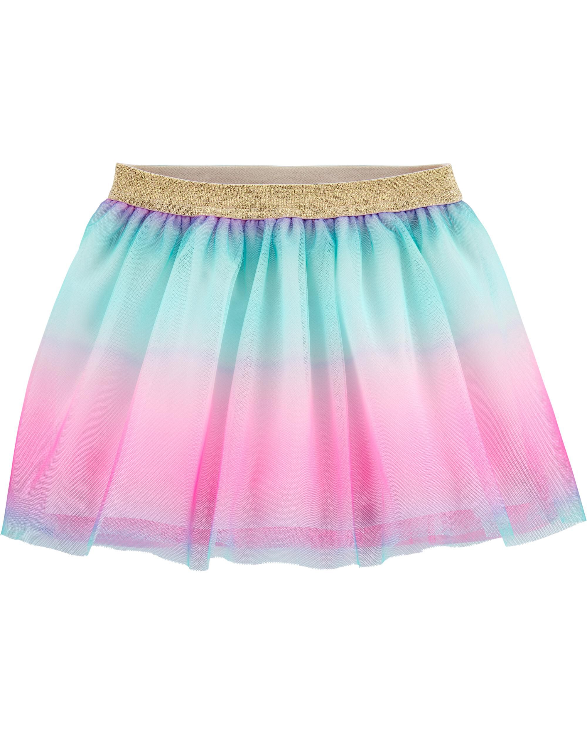 tutu skirt rainbow