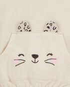 Baby 3-Piece Leopard Little Cardigan Set, image 3 of 4 slides