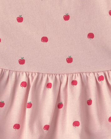 Baby Girl 2-Piece Apple Bodysuit & Pant Set - Pink, 