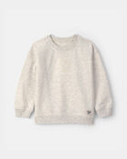 Tout-petit - Chandail en jersey bouclette &agrave; logo OshKosh - Gris, image 1 sur 2 diapositives