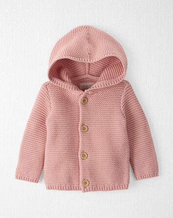Baby Organic Signature Stitch Cardigan, 