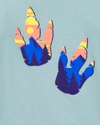 Toddler Dinosaur Cotton Blend Long-Sleeve Tee - Blue, image 2 of 3 slides