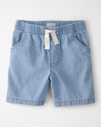Gar&ccedil;ons - Short en chambray de coton biologique, 