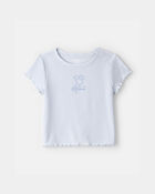Toddler Girl 2-Piece Disney&copy; Minnie Mouse Short-Sleeve Pyjama Set - Blue, image 2 of 6 slides