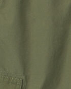 Boys Baggy Cargo Pants - Olive Green, image 3 of 4 slides