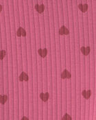 Toddler Girl 2-Piece 'Love' Fleece Long-Sleeve Top & Pant Set - Pink, image 4 of 5 slides
