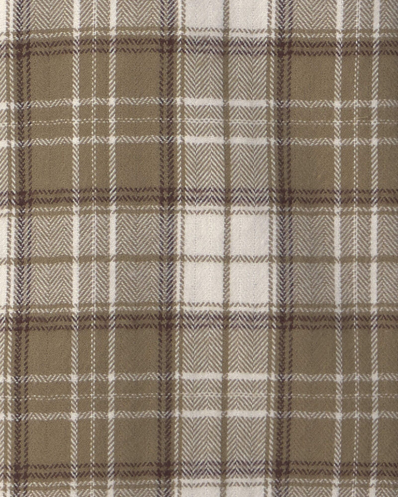Gar&ccedil;ons - Chemise boutonn&eacute;e en flanelle de coton biologique, image 2 sur 3 diapositives