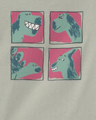Toddler Boy Dinosaur Long-Sleeve Graphic Tee - Green, image 2 of 3 slides