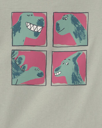 Toddler Boy Dinosaur Long-Sleeve Graphic Tee - Green, 