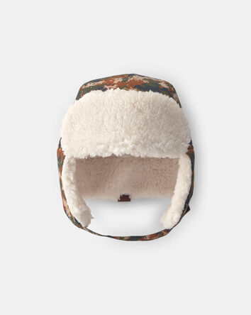 Boys Kombi Drift Aviator Hat - Green Camo, 