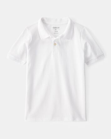 Boys Cotton Jersey Uniform Polo, 