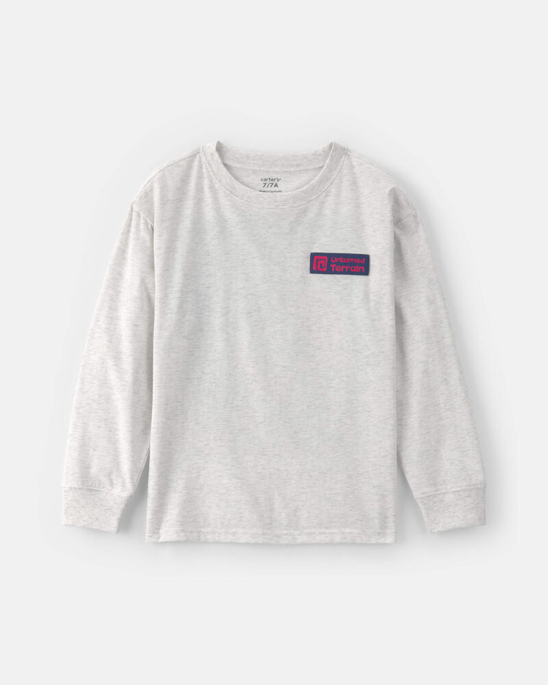 Boys Long-Sleeve T-Shirt - Grey, image 1 of 5 slides