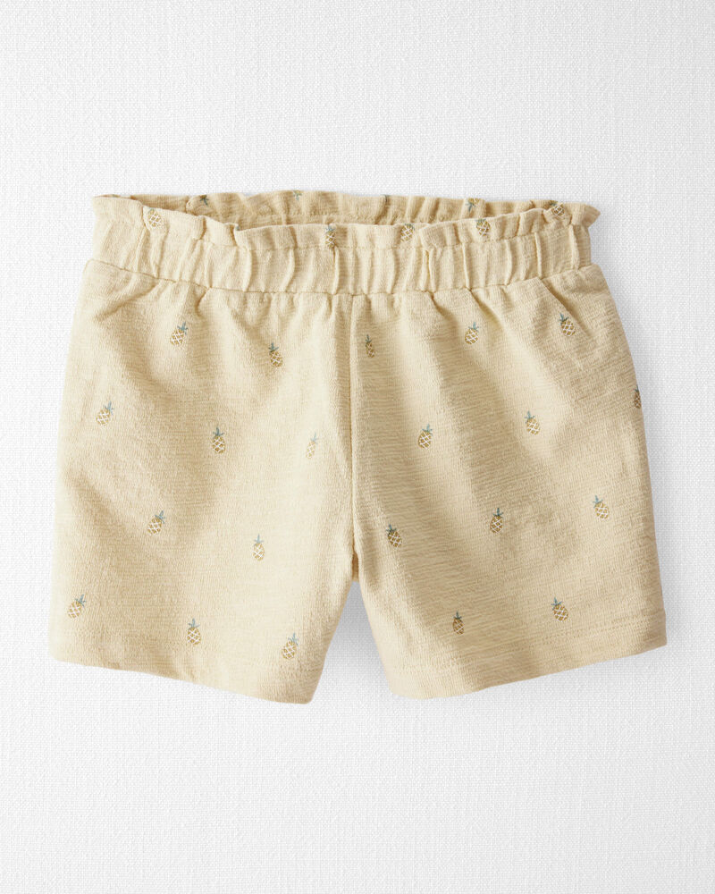 Filles - Ensemble 2 pièces fabriqué à partir de coton biologique à motifs d’ananas, image 2 sur 5 diapositives