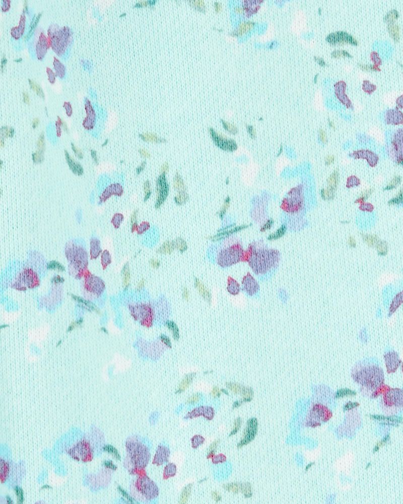 Bébé fille - Pantalon de jogging à cordon de serrage à fleurs, image 3 sur 4 diapositives