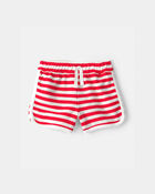 B&eacute;b&eacute; - Ensemble 2 pi&egrave;ces haut et short - Rouge, image 3 sur 5 diapositives