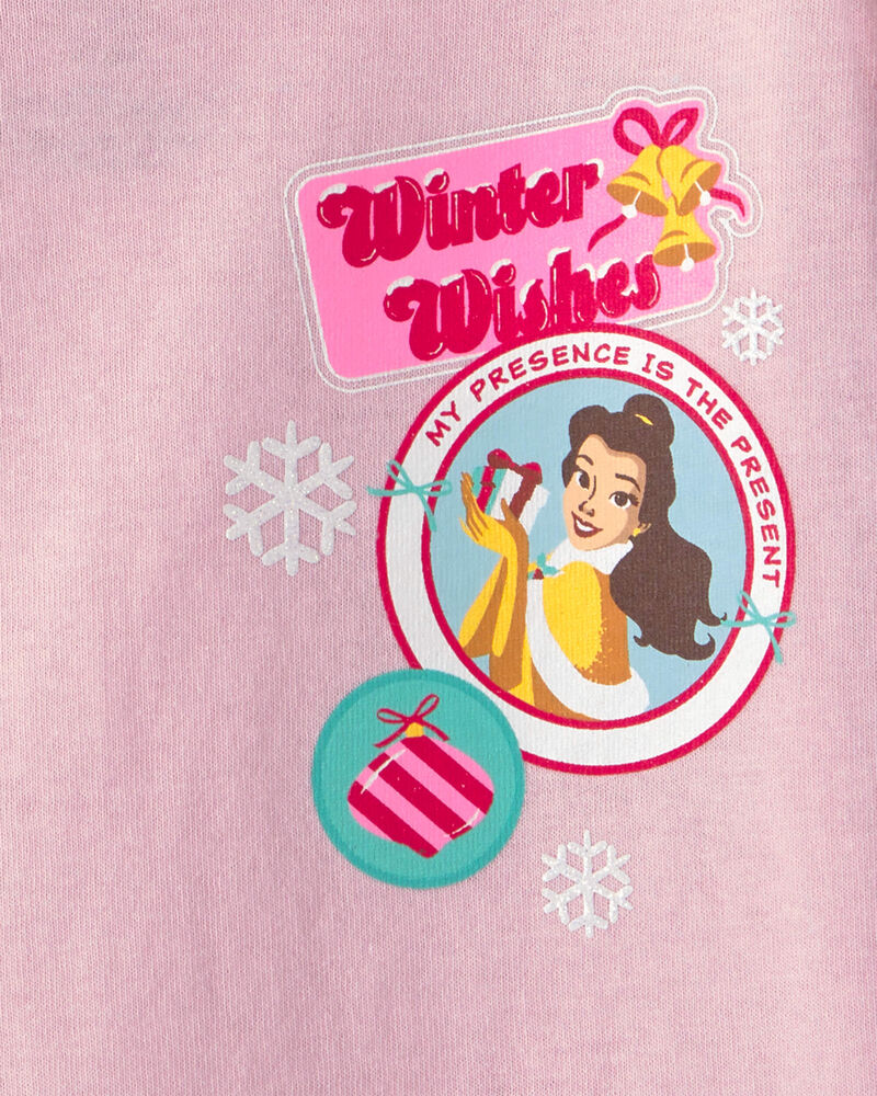 Toute-petite fille &ndash; T-shirt manches longues &agrave; motif Disney&copy; Princesses &ndash; Rose, image 4 sur 4 diapositives