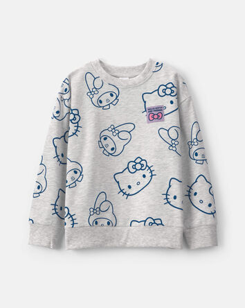 Filles - Chandail en molleton Hello Kitty&reg; &ndash; Gris, 