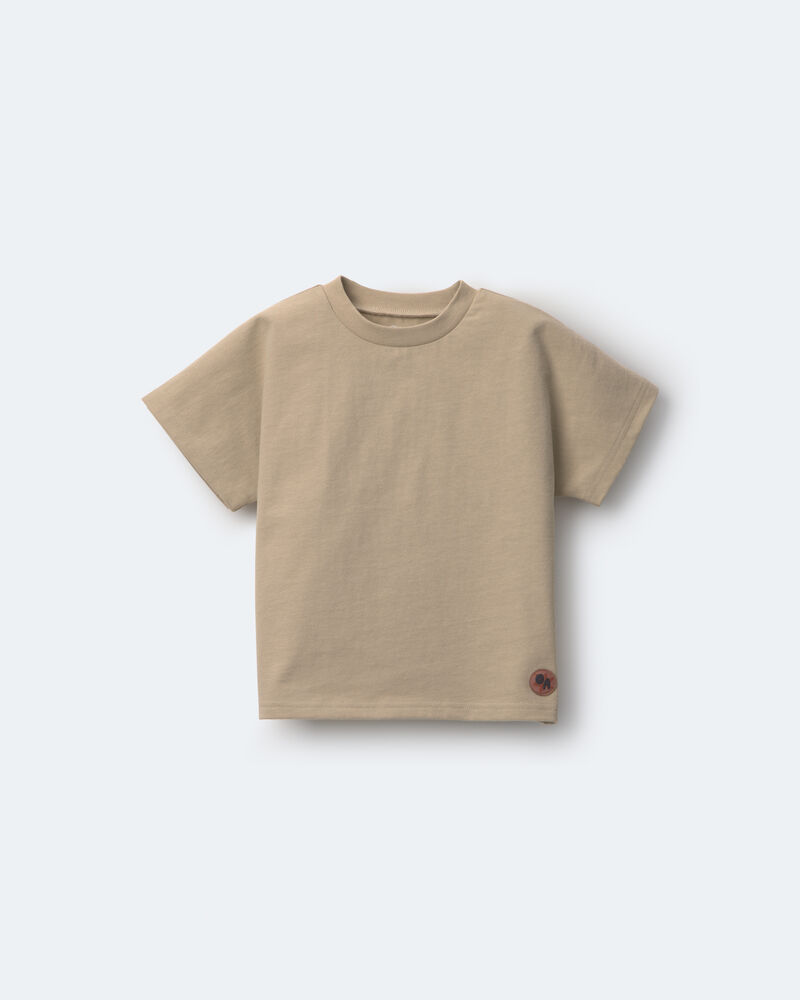 Tout-petit - T-shirt &agrave; manches chauve-souris - Beige, image 2 sur 5 diapositives