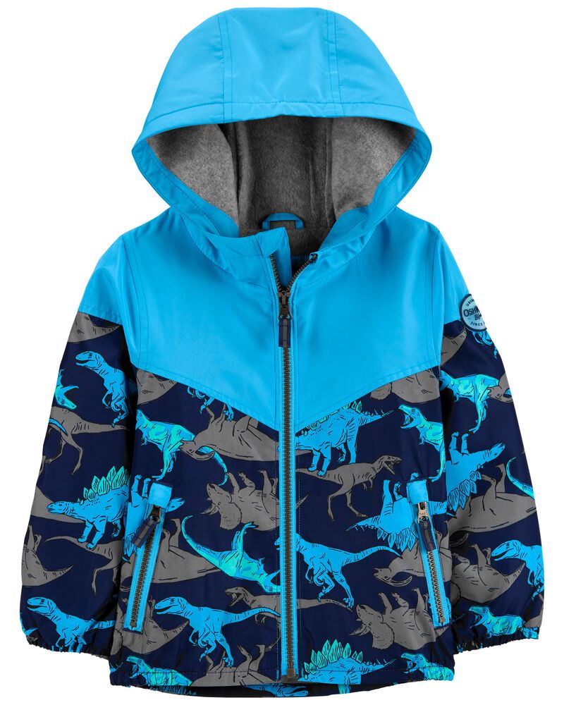 Colourblock Shark FleeceLined Midweight Jacket