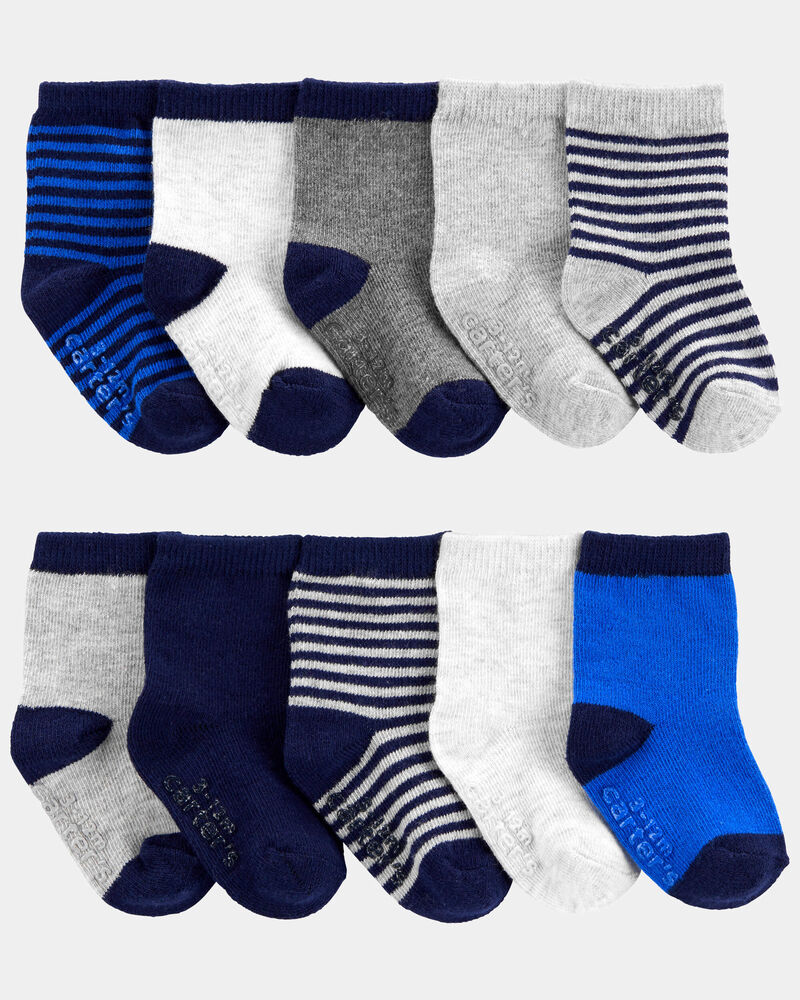 Enfant en bas âge 10 paires de chaussettes, image 1 sur 2 diapositives