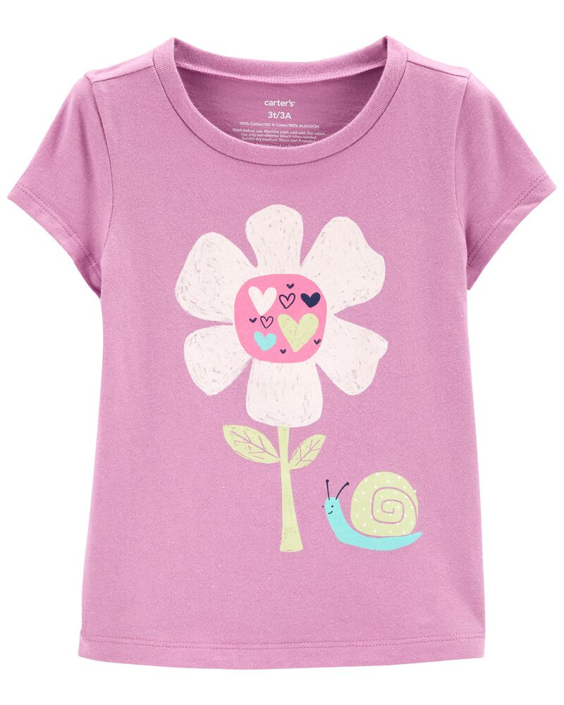 Floral Jersey Tee, image 1 of 2 slides