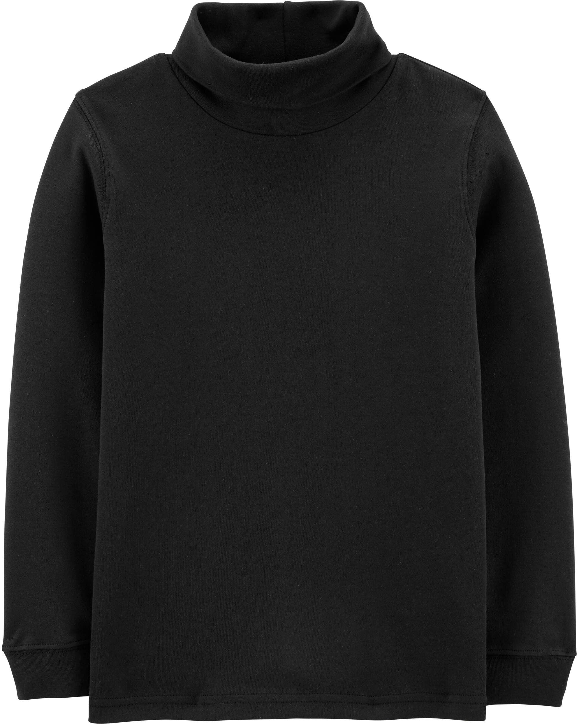 Boys black top turtleneck