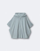 Toddler French Terry Hooded Coverup - Pale Blue, image 2 of 6 slides
