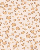 Girls Cheetah Animal Print Short-Sleeve Dress, image 3 of 4 slides