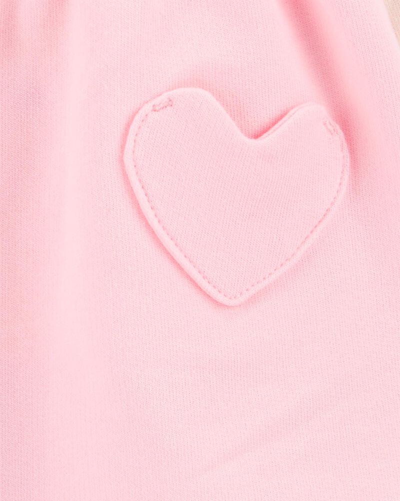 Baby 3-Piece Heart Print Jumper & Tights Set, image 4 of 6 slides
