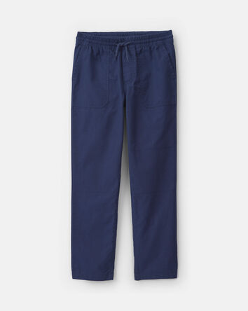 Gar&ccedil;ons - Pantalon en toile &agrave; enfiler - Bleu marine, 