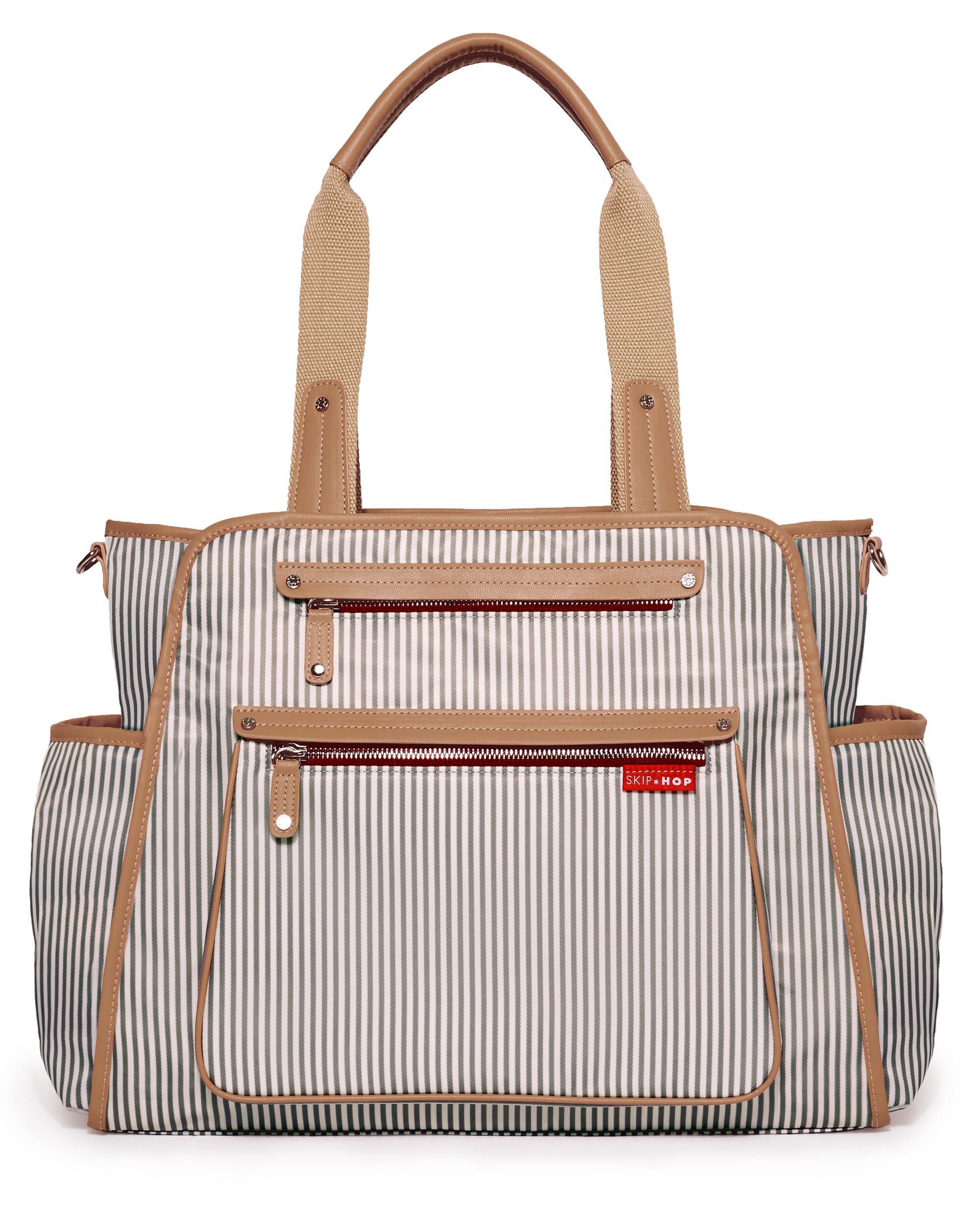 Carter's striped diaper bag sales