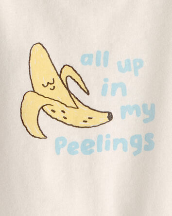 Baby Banana Graphic Bodysuit - Cream, 