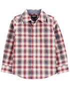 Baby Plaid Button-Front Shirt, image 1 of 4 slides