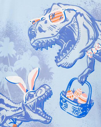 Easter Bunny Dinosaur Jersey Tee, 