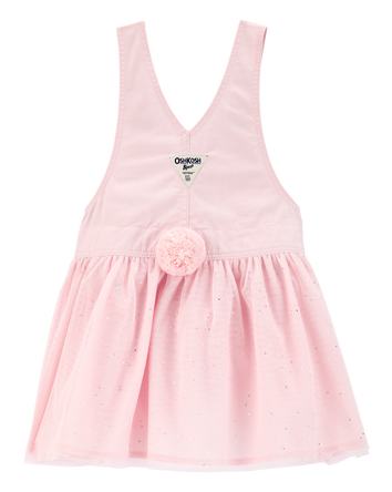 Baby Bunny Glitter Jumper Dress - Pink, 