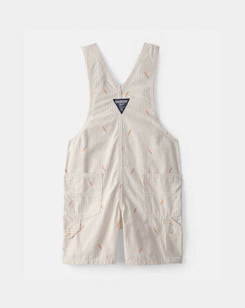 Toddler Easter Carrot Shortall - Cream, 