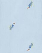 Toddler Toucan Print Short-Sleeve Button-Front Shirt - Blue, image 2 of 3 slides