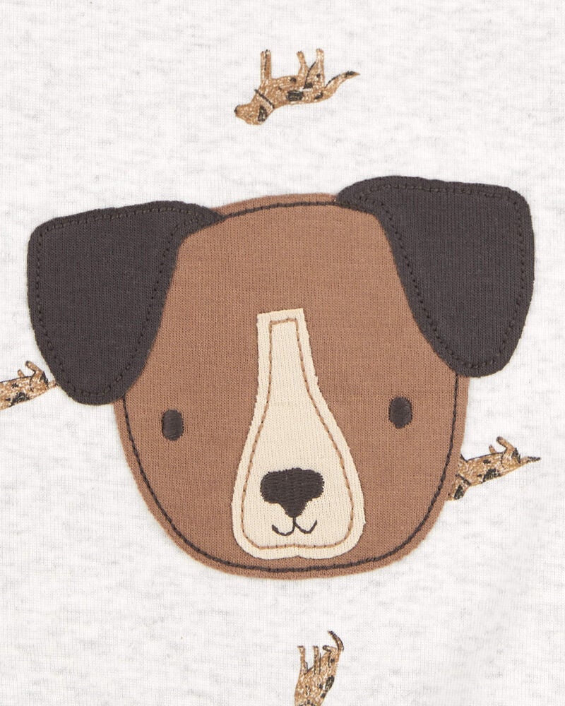 Baby Dog Short-Sleeve Romper , image 4 of 5 slides