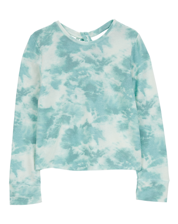 Kid 2-Piece Tie Dye Knit Top & Leggings Set, 