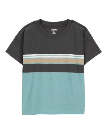 Toddler Short-Sleeve Colour Block Tee, 