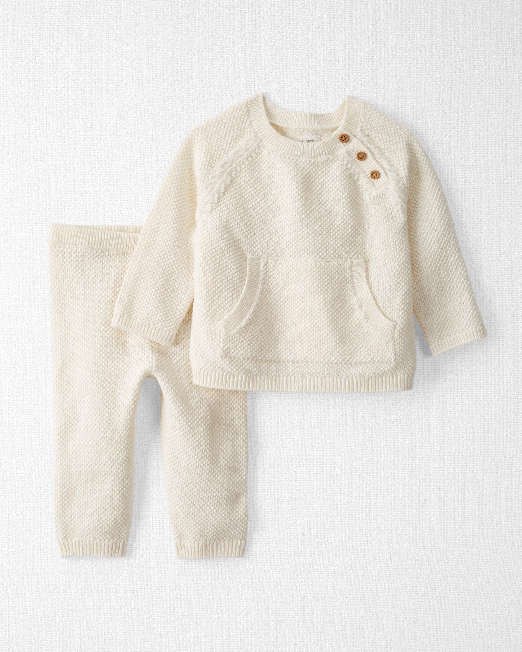 Baby cream sweater top