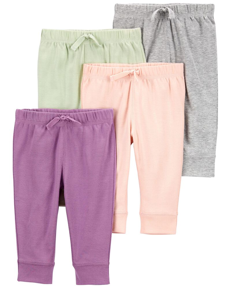Baby 4-Pack Pull-On Pants, image 1 of 2 slides