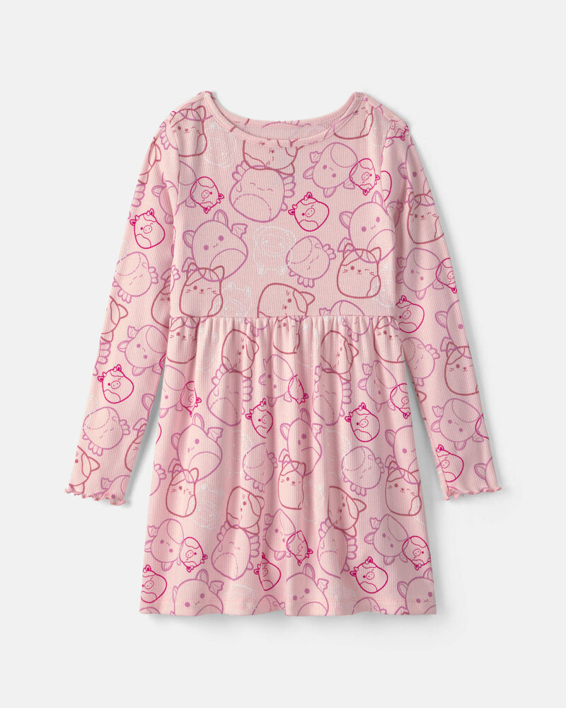 Girls Squishmallow Long-Sleeve Dress, image 1 of 3 slides