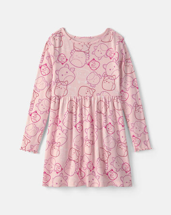 Girls Squishmallow Long-Sleeve Dress, 