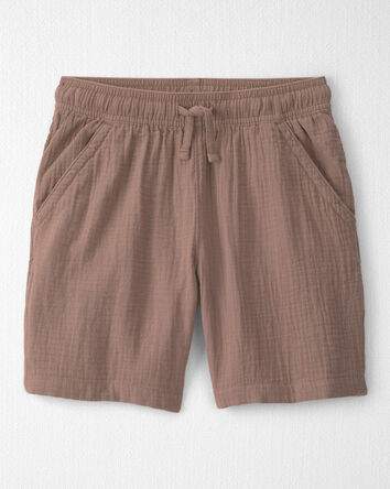 Boys 2-Piece Organic Cotton Gauze Top & Short Set, 