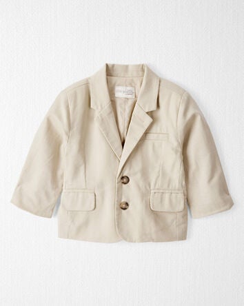 Baby Linen Suit Jacket Made with Organic Cotton, 