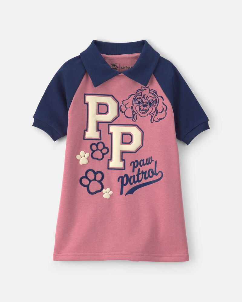 Toddler Girl Paw Patrol&reg; Polo Dress - Pink/Navy Blue, image 1 of 4 slides