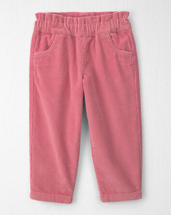 Toddler Girl Organic Cotton Pull-On Corduroy Pants, 